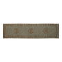DKD Home Decor Alfombra de Pasillo de Algodón y Chenilla 60x240x1 cm Verde y Marrón Claro