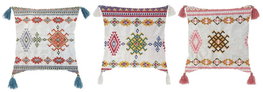 DKD Home Decor Cojin Arabe Multicolor 10 x 40 x 40 cm (3 Unidades)
