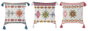 DKD Home Decor Cojin Arabe Multicolor 10 x 40 x 40 cm (3 Unidades)