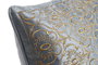 DKD Home Decor Cojín Neoclásico Azul Dorado Terciopelo Poliéster 10 x 45 x 45 cm