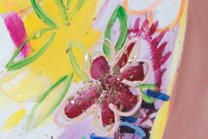 DKD Home Decor Cuadro Moderno Multicolor 80 x 80 cm (2 Unidades) Pintado a Mano en Lienzo y Pino DKD Home Decor Cuadro Moderno Multicolor 80 x 80 cm (2 Unidades) Pintado a Mano en Lienzo y Pino