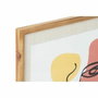 DKD Home Decor Cuadro Cristal MDF 55x2x70 Cara Abstracto Surtido de 2