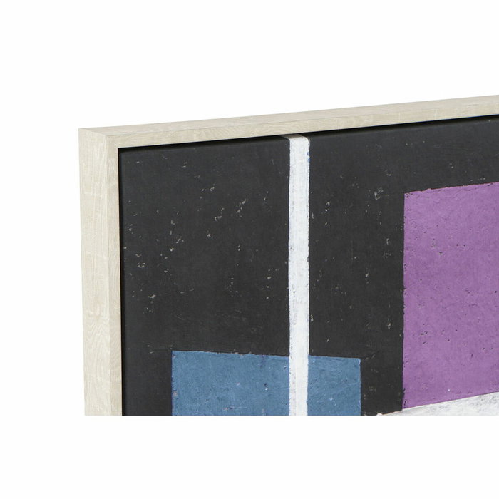 DKD Home Decor Cuadro Abstracto Multicolor Pack de 2 DKD Home Decor Cuadro Abstracto Multicolor Pack de 2