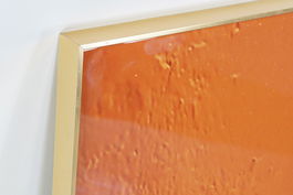 DKD Home Decor Cuadro Moderno Naranja Dorado Abstracto 3 x 120 x 80 cm