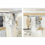 DKD Home Decor Cuadro Moderno Abstracto Beige Dorado Lienzo Pino (2 Unidades)