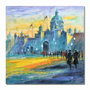 DKD Home Decor Cuadro Lienzo MDF Ciudad Surtido de 2 Unidades 100x100x3 cm