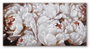 DKD Home Decor Cuadro Romántico Blanco Rosa Flores 2 Unidades 120 x 60 x 3 cm