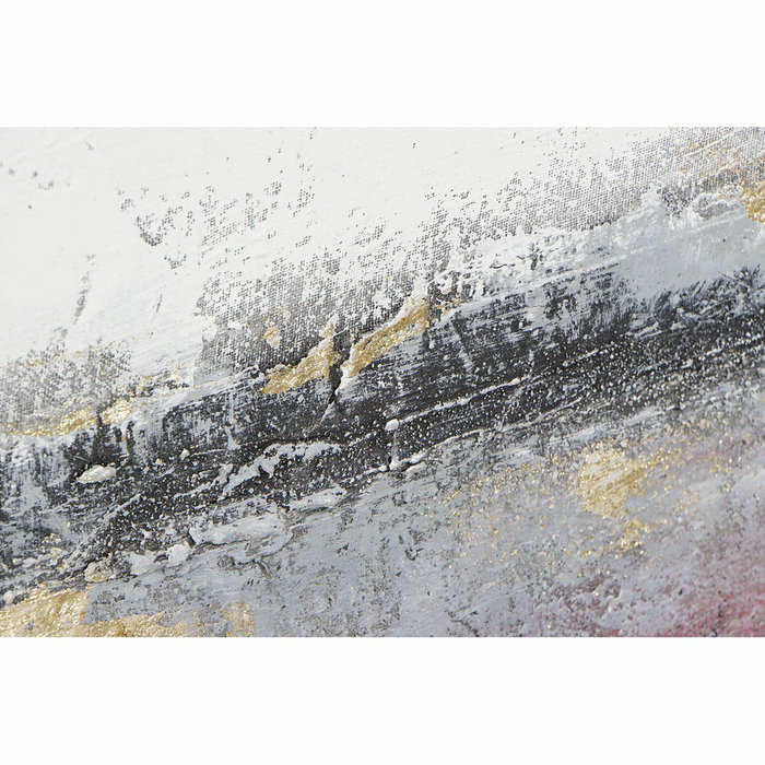 DKD Home Decor Set de 2 Cuadros Abstractos de Lienzo y Pino 120x80x3,5 cm