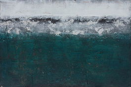 DKD Home Decor Cuadro Moderno Abstracto Lienzo y Pino Pintado a Mano Verde Rojo 2 Unidades 3.5 x 80 x 120 cm