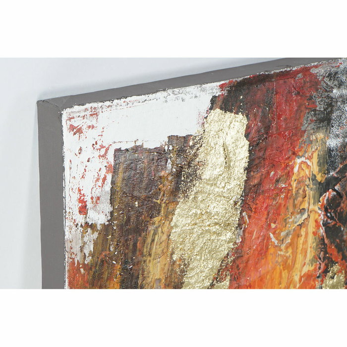 DKD Home Decor Cuadro Lienzo Pino Abstracto Set de 2 Surtido Rojo y Azul