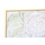 DKD Home Decor Set de 2 Cuadros de Lienzo Flores Enmarcados 80x80 cm