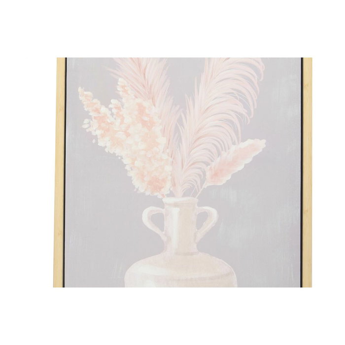 DKD Home Decor Set de 2 Cuadros Lienzo Jarrón Enmarcado 50x4x70 cm Gris y Beige DKD Home Decor Set de 2 Cuadros Lienzo Jarrón Enmarcado 50x4x70 cm Gris y Beige