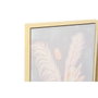 DKD Home Decor Set de 2 Cuadros Lienzo Jarrón Enmarcado 50x4x70 cm Gris y Beige