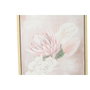 DKD Home Decor Set de 2 Cuadros Lienzo Florero Enmarcado 50x70 cm
