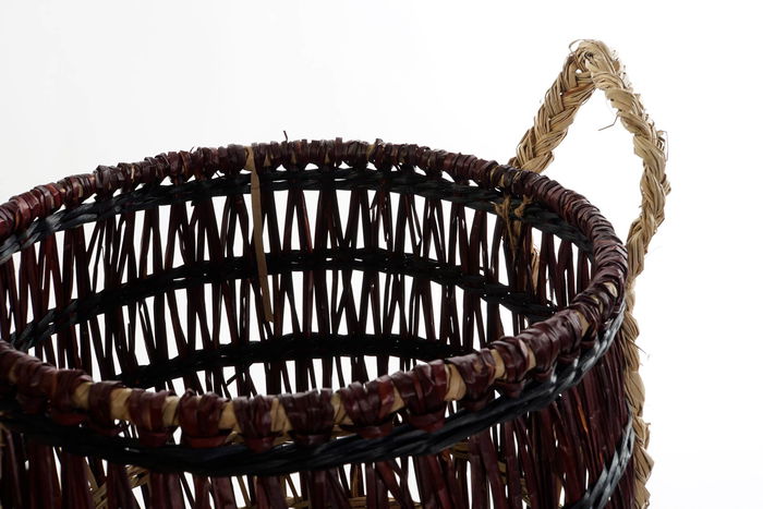 DKD Home Decor Cesta Tropical Lila Natural Seagrass Set de 3 39 x 41 x 39 cm DKD Home Decor Cesta Tropical Lila Natural Seagrass Set de 3 39 x 41 x 39 cm