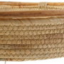 DKD Home Decor Centro de Mesa de Junco 42x42x8 cm Marrón Natural