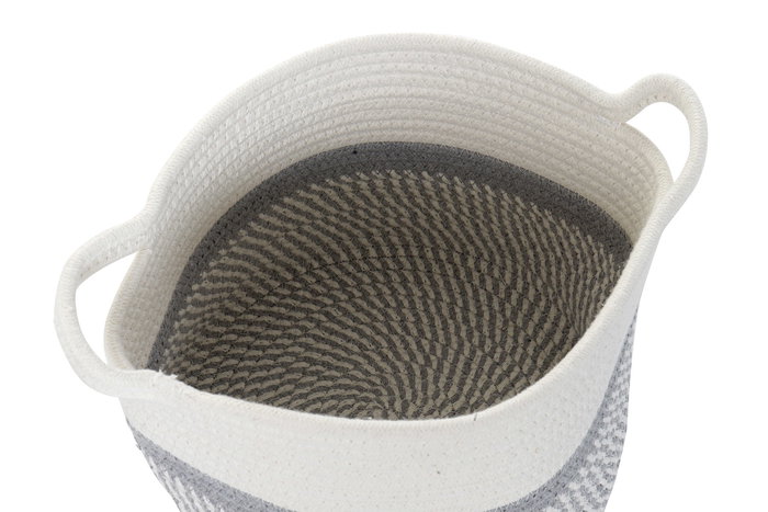 DKD Home Decor Cesta Loft Gris Negro Beige Azul Algodón 25 x 20 x 25 cm (4 Unidades) DKD Home Decor Cesta Loft Gris Negro Beige Azul Algodón 25 x 20 x 25 cm (4 Unidades)