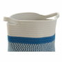 DKD Home Decor Set de 4 Cestas de Algodón Surtidas 25x25x20 cm