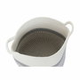 DKD Home Decor Set de 4 Cestas de Algodón Surtidas 25x25x20 cm