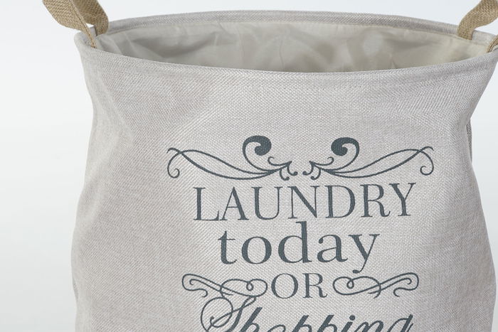 DKD Home Decor Laundry today Cesta Basicos Beige Marron Claro Gris Poliester 39 x 41 x 39 cm (3 Unidades) DKD Home Decor Laundry today Cesta Basicos Beige Marron Claro Gris Poliester 39 x 41 x 39 cm (3 Unidades)