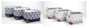 DKD Home Decor Set de 3 Cestas de Poliéster Diseño Hoja
