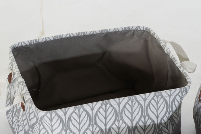 DKD Home Decor Cesta Boho Griazul Azul Marino Gris 30 x 24 x 40 cm Set 3 Piezas DKD Home Decor Cesta Boho Griazul Azul Marino Gris 30 x 24 x 40 cm Set 3 Piezas