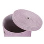 DKD Home Decor Set de 5 Cestas de Polipropileno Rosa