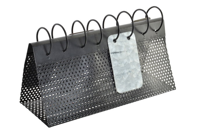 Calendario Vintage DKD Home Decor Negro Blanco Metal 34 x 13 x 21 cm