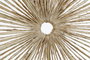 DKD Home Decor Decoración de Pared Yute y Metal Natural 60x60 cm
