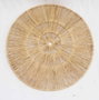 DKD Home Decor Decoración de Pared Yute y Metal Natural 60x60 cm