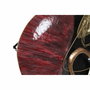 DKD Home Decor Decoración de Pared Metal Abstracto Rojo