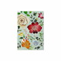 DKD Home Decor Decoración de Pared Cristal y Lienzo Flores Multicolor 80x120 cm