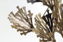 DKD Home Decor Decoración de Pared de Metal Ramas Cobrizo y Dorado 108x10x117,5 cm