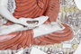 DKD Home Decor Set de Decoración de Pared de Buda en Resina, 3 Piezas Surtidas