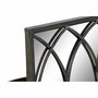 DKD Home Decor Espejo Moderno Negro Metal Espejo 40 x 12 x 80 cm