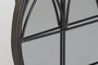 DKD Home Decor Espejo Moderno Negro Metal y Espejo 76 x 76 x 4 cm