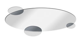 DKD Home Decor Espejo Moderno Negro 2 x 49 x 120 cm Cristal Madera