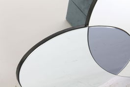 DKD Home Decor Espejo Moderno Negro 2 x 61 x 134 cm