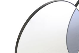 DKD Home Decor Espejo Moderno Negro 2 x 50 x 118.5 cm Cristal Madera