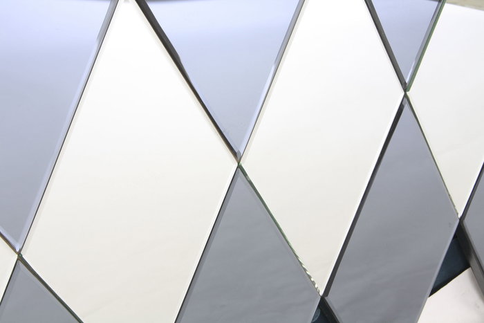 DKD Home Decor Espejo Moderno Negro Cristal Madera Rombos 120 x 2 x 80 cm DKD Home Decor Espejo Moderno Negro Cristal Madera Rombos 120 x 2 x 80 cm