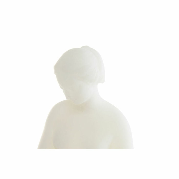 DKD Home Decor Figura de Resina Clásico Blanco