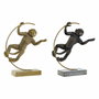 DKD Home Decor Figura de Resina Mono Surtido Negro y Dorado