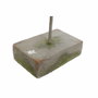 DKD Home Decor Figura Africana Gris en Fibra de Vidrio y Metal
