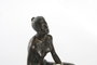 DKD Home Decor Figura de Resina Chica Gimnasta Cobrizo