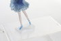 DKD Home Decor Figura Romántico Bailarina Azul Resina 6 x 23 x 11 cm