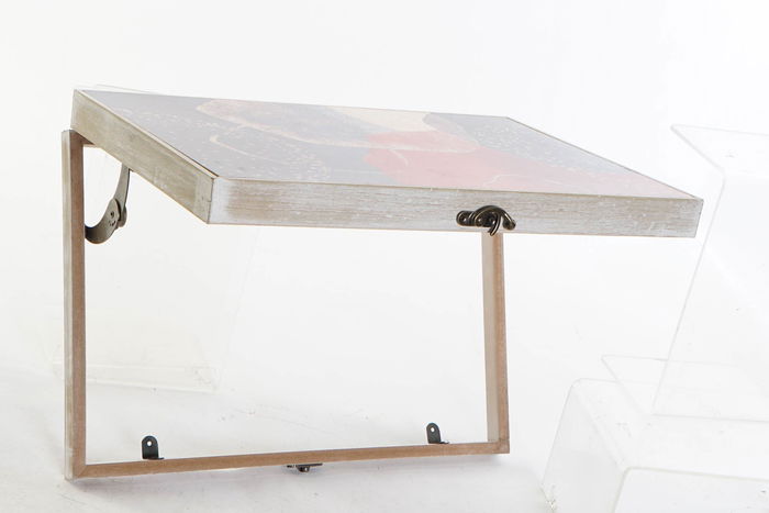 DKD Home Decor Tapa Contador Moderno Multicolor 2 Unidades 6 x 31.5 x 46.5 cm