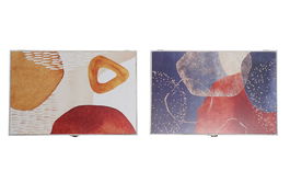 DKD Home Decor Tapa Contador Moderno Multicolor 2 Unidades 6 x 31.5 x 46.5 cm