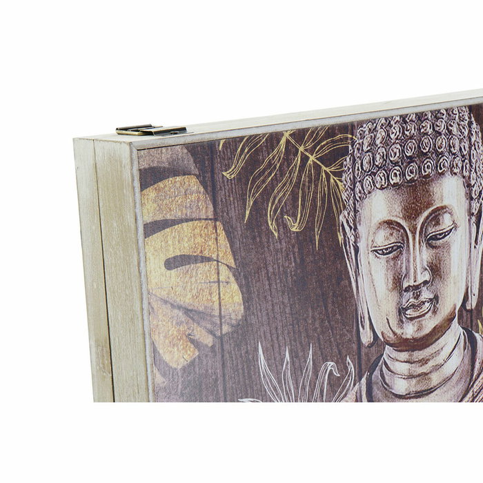 DKD Home Decor Tapa de Contador MDF Buda Surtido de 2 Unidades
