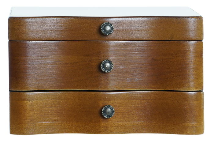 DKD Home Decor Joyero Marron 20 x 13.5 x 12 cm