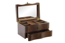 DKD Home Decor Joyero Marron 20 x 13.5 x 12 cm